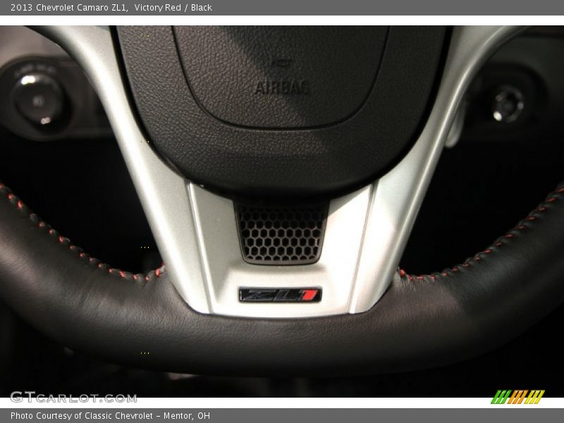Victory Red / Black 2013 Chevrolet Camaro ZL1