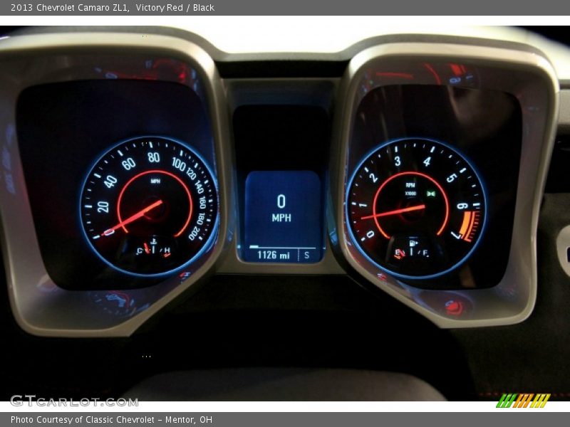 Victory Red / Black 2013 Chevrolet Camaro ZL1