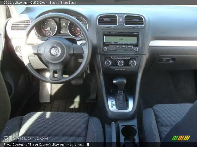 Black / Titan Black 2011 Volkswagen Golf 2 Door