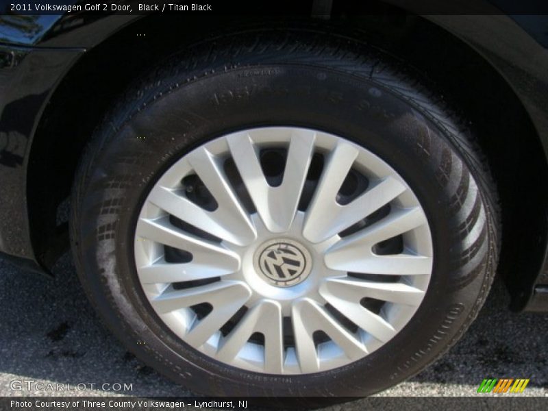Black / Titan Black 2011 Volkswagen Golf 2 Door