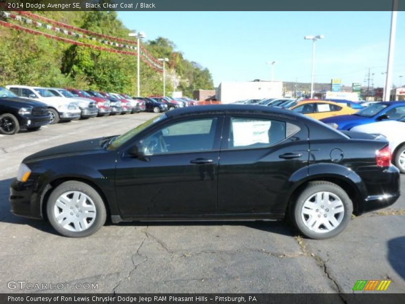 Black Clear Coat / Black 2014 Dodge Avenger SE