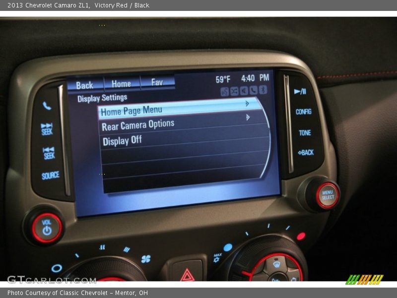 Victory Red / Black 2013 Chevrolet Camaro ZL1