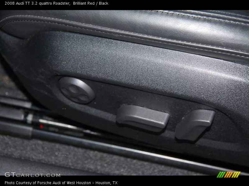 Brilliant Red / Black 2008 Audi TT 3.2 quattro Roadster