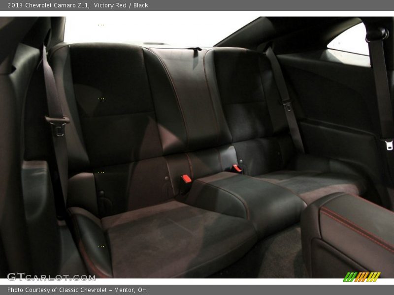 Rear Seat of 2013 Camaro ZL1