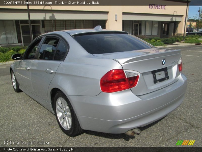 Titanium Silver Metallic / Black 2006 BMW 3 Series 325xi Sedan