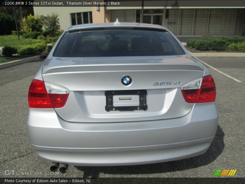 Titanium Silver Metallic / Black 2006 BMW 3 Series 325xi Sedan