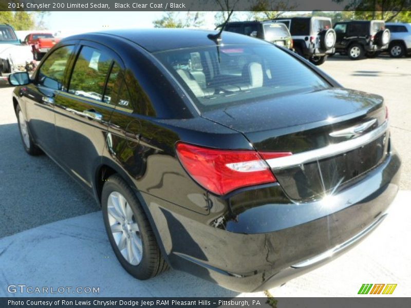 Black Clear Coat / Black 2014 Chrysler 200 Limited Sedan