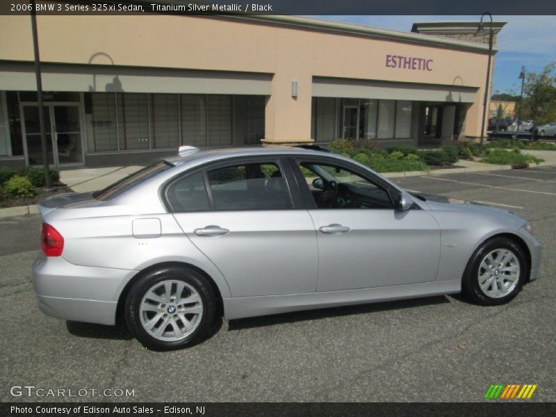 Titanium Silver Metallic / Black 2006 BMW 3 Series 325xi Sedan