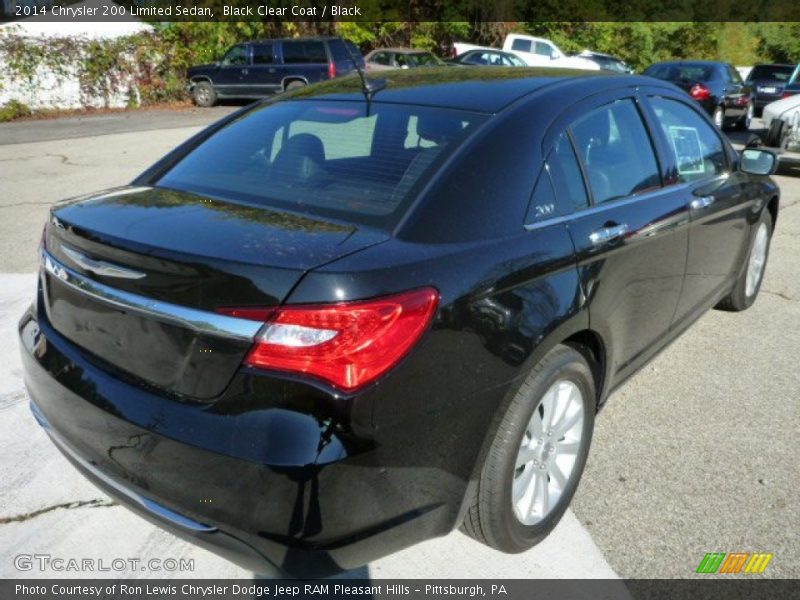 Black Clear Coat / Black 2014 Chrysler 200 Limited Sedan