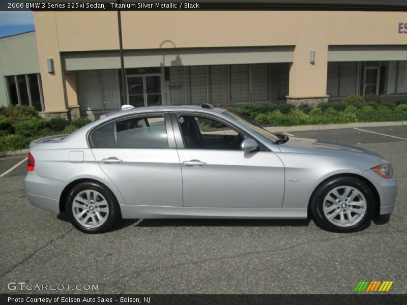 Titanium Silver Metallic / Black 2006 BMW 3 Series 325xi Sedan