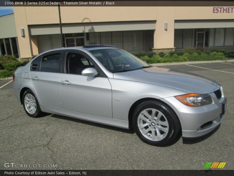 Titanium Silver Metallic / Black 2006 BMW 3 Series 325xi Sedan