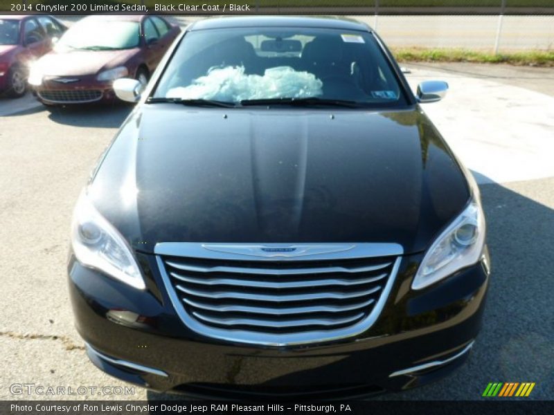 Black Clear Coat / Black 2014 Chrysler 200 Limited Sedan