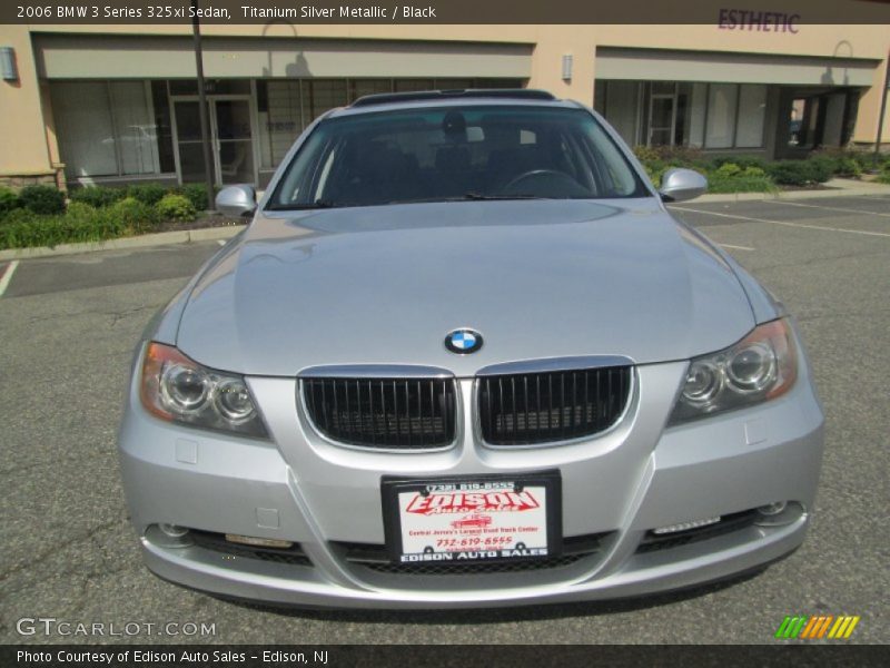 Titanium Silver Metallic / Black 2006 BMW 3 Series 325xi Sedan