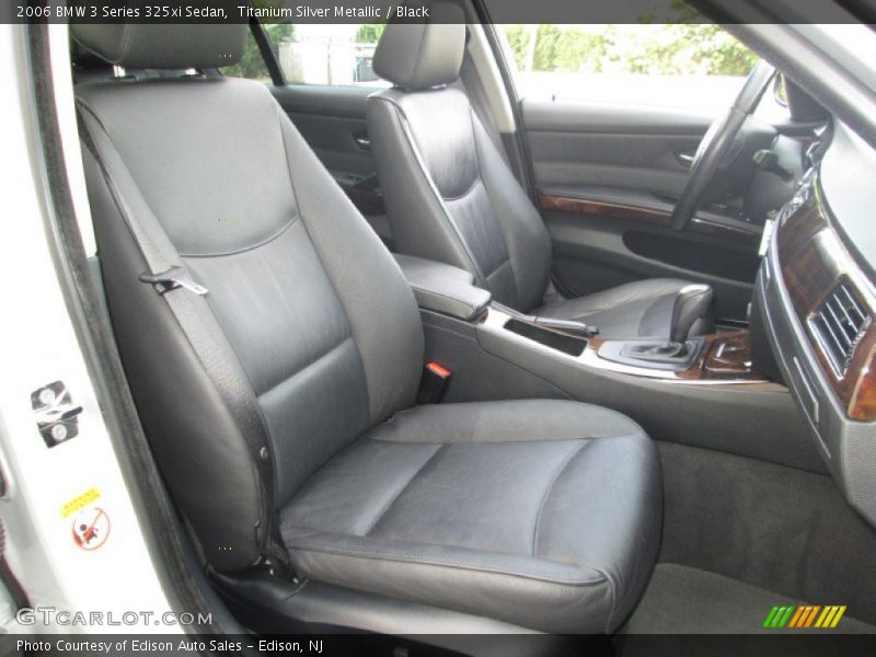 Titanium Silver Metallic / Black 2006 BMW 3 Series 325xi Sedan