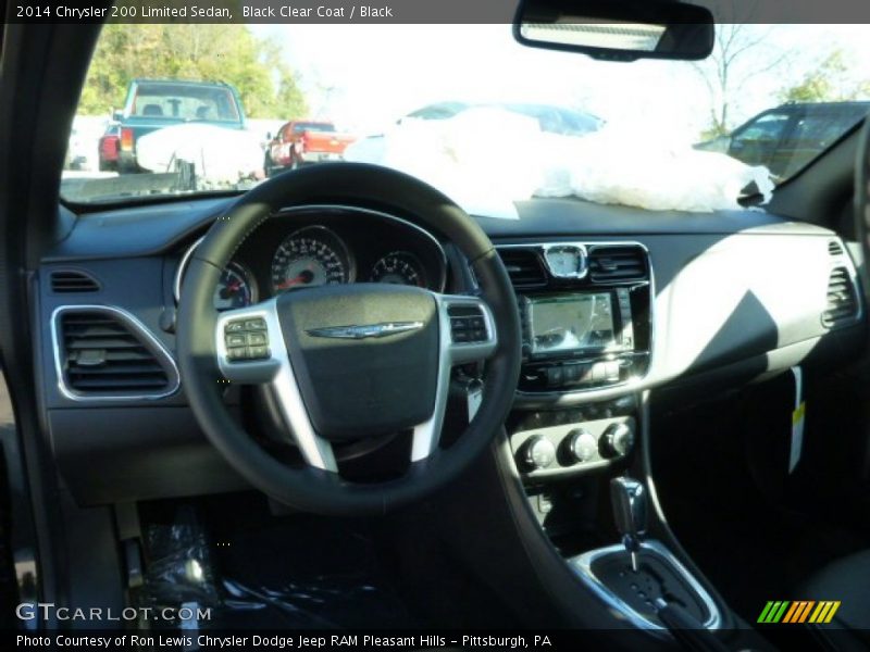 Black Clear Coat / Black 2014 Chrysler 200 Limited Sedan