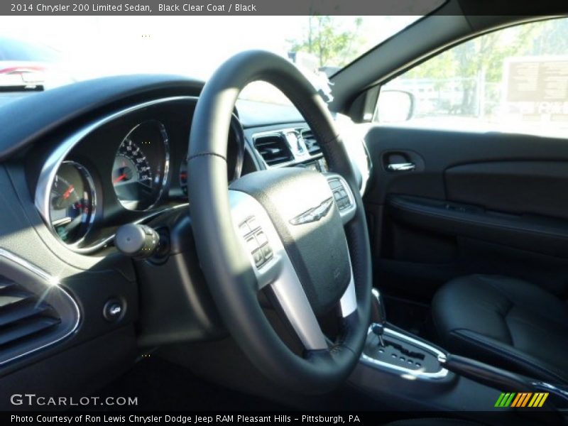 Black Clear Coat / Black 2014 Chrysler 200 Limited Sedan