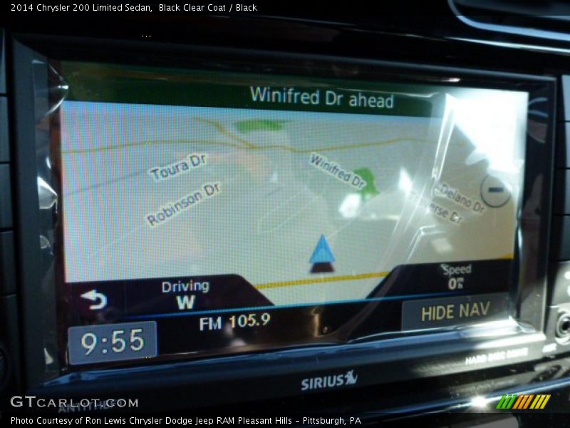 Black Clear Coat / Black 2014 Chrysler 200 Limited Sedan