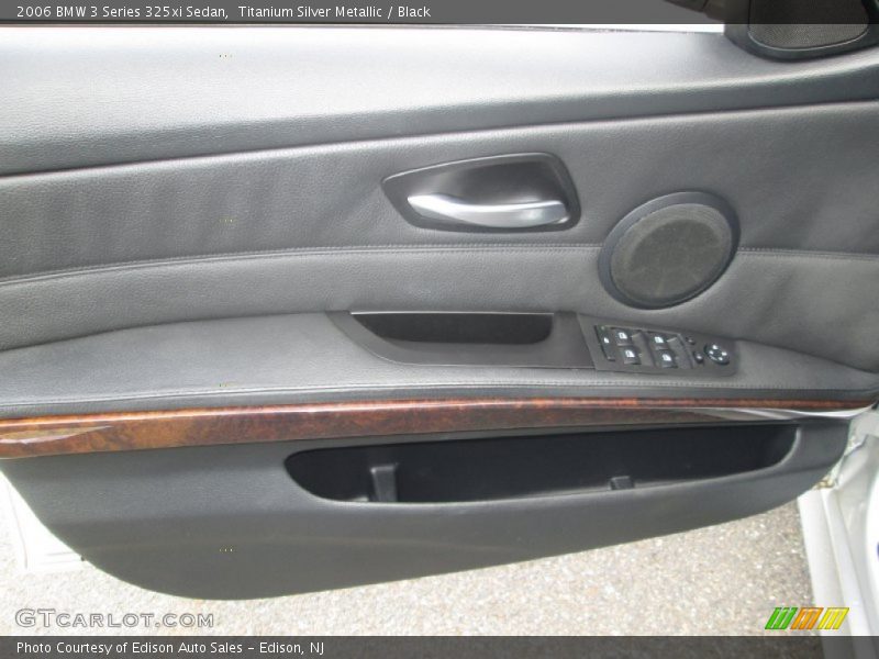 Titanium Silver Metallic / Black 2006 BMW 3 Series 325xi Sedan