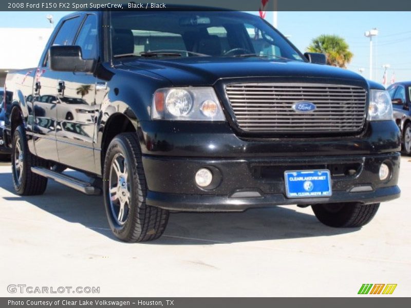 Black / Black 2008 Ford F150 FX2 Sport SuperCrew