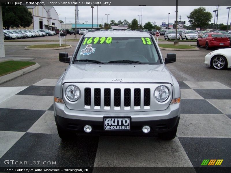 Bright Silver Metallic / Dark Slate Gray 2013 Jeep Patriot Sport