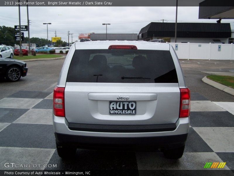 Bright Silver Metallic / Dark Slate Gray 2013 Jeep Patriot Sport