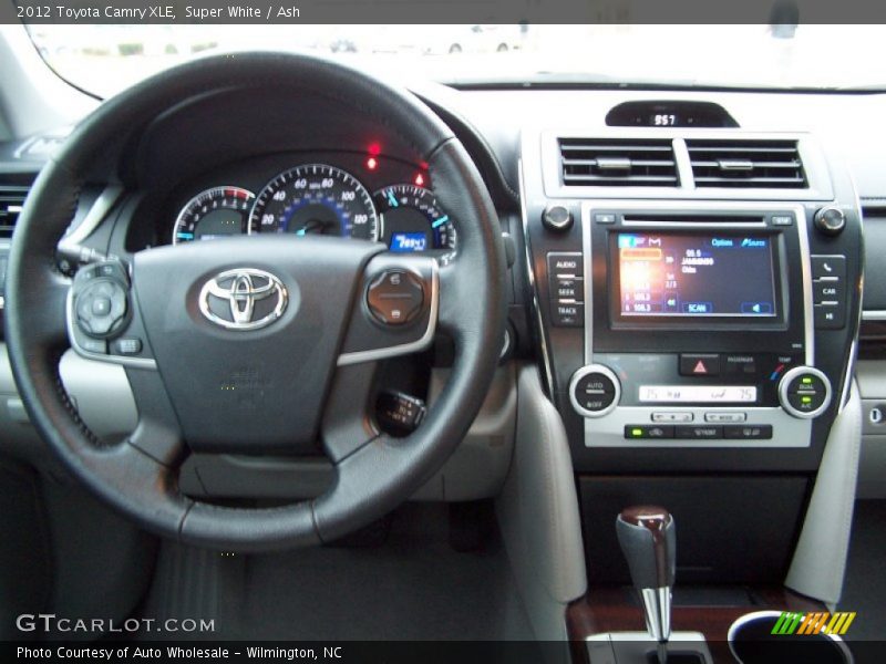 Super White / Ash 2012 Toyota Camry XLE