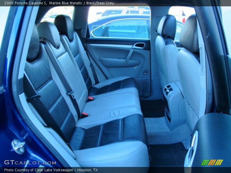 Marine Blue Metallic / Black/Steel Grey 2006 Porsche Cayenne S