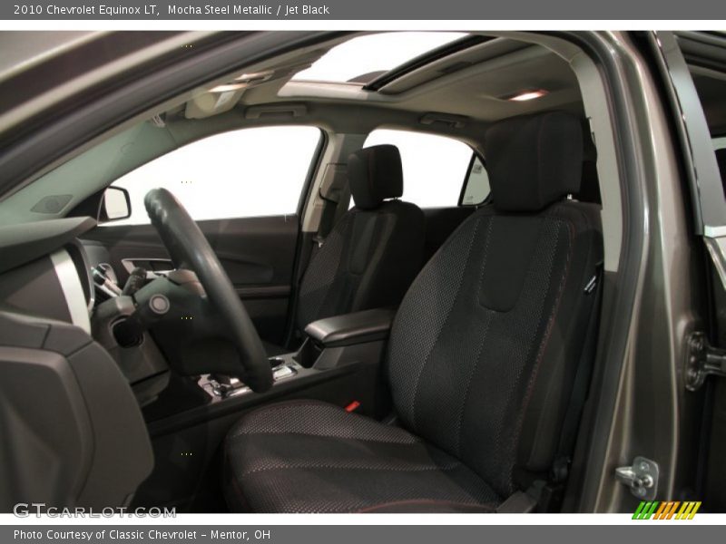 Mocha Steel Metallic / Jet Black 2010 Chevrolet Equinox LT