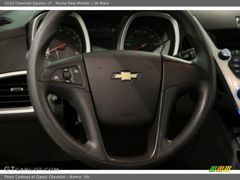 Mocha Steel Metallic / Jet Black 2010 Chevrolet Equinox LT