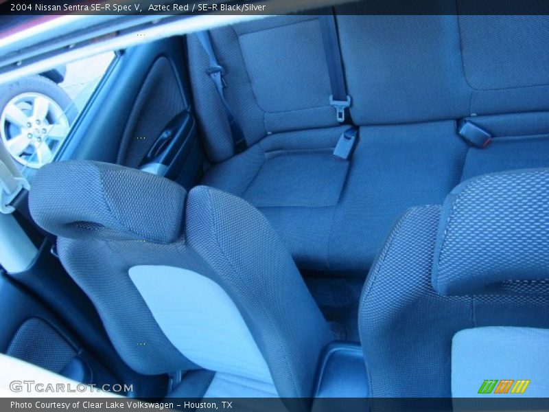 Aztec Red / SE-R Black/Silver 2004 Nissan Sentra SE-R Spec V