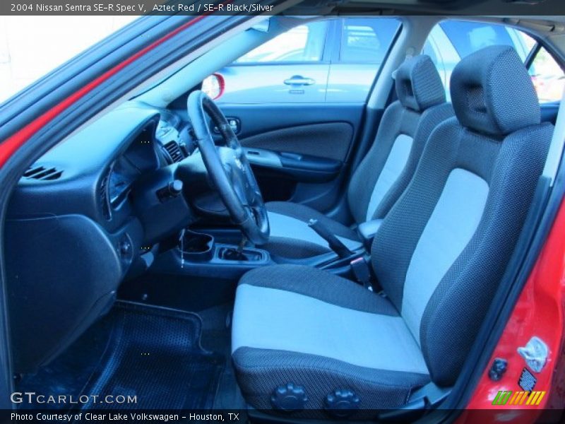  2004 Sentra SE-R Spec V SE-R Black/Silver Interior
