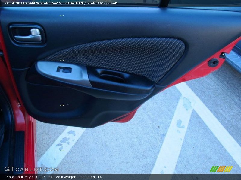 Aztec Red / SE-R Black/Silver 2004 Nissan Sentra SE-R Spec V