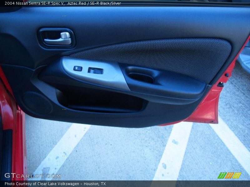 Aztec Red / SE-R Black/Silver 2004 Nissan Sentra SE-R Spec V