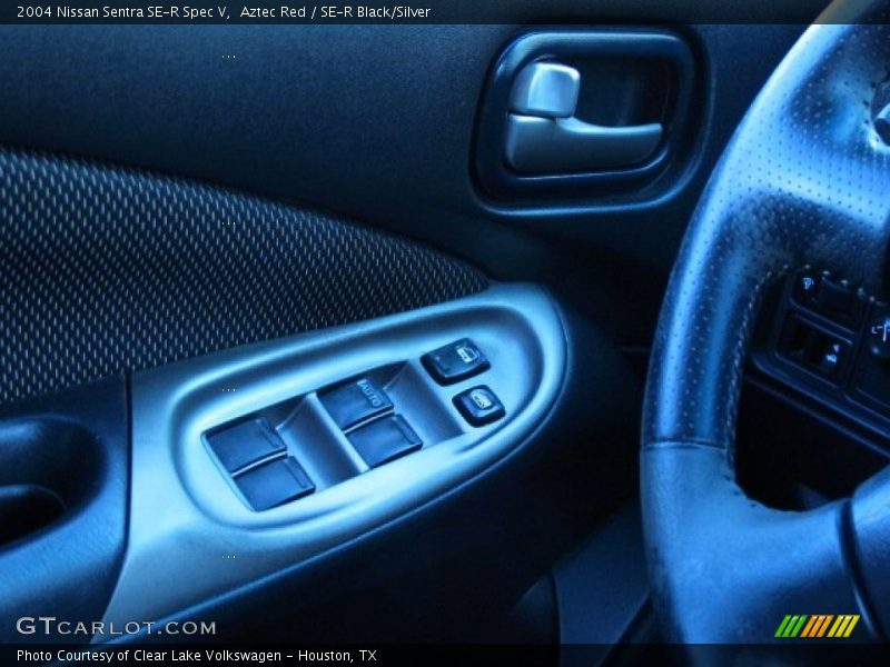 Aztec Red / SE-R Black/Silver 2004 Nissan Sentra SE-R Spec V