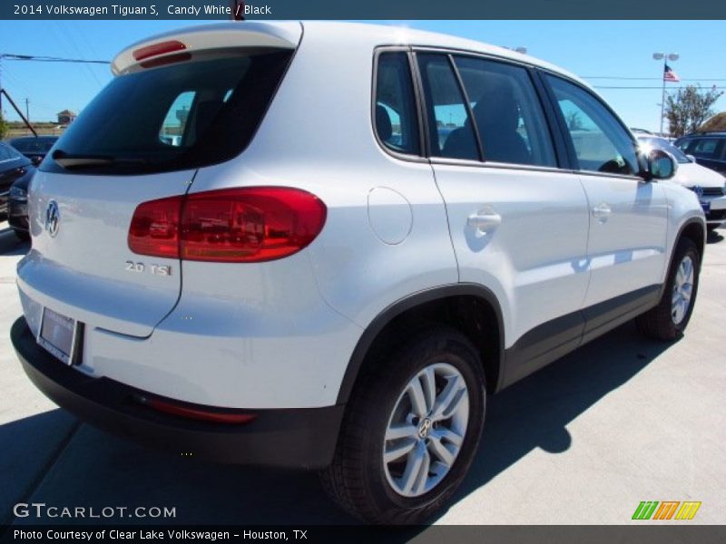 Candy White / Black 2014 Volkswagen Tiguan S