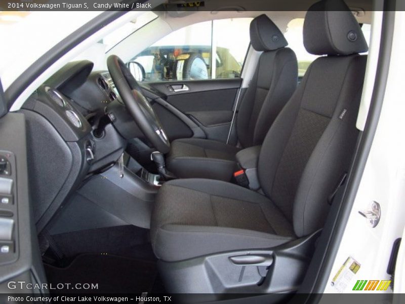 Candy White / Black 2014 Volkswagen Tiguan S