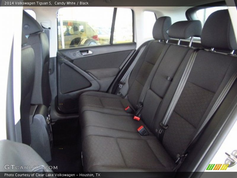Candy White / Black 2014 Volkswagen Tiguan S