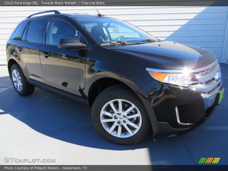 Tuxedo Black Metallic / Charcoal Black 2013 Ford Edge SEL