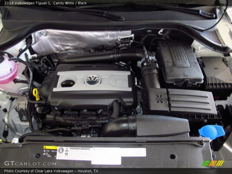 Candy White / Black 2014 Volkswagen Tiguan S