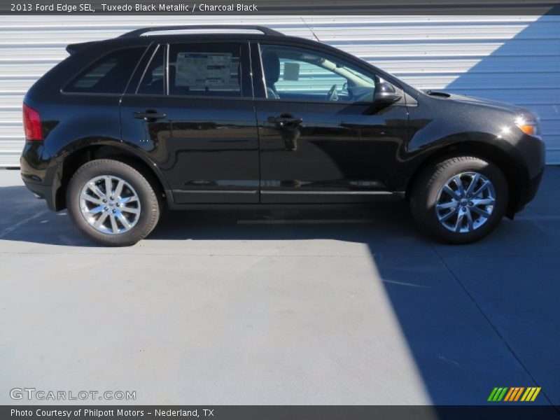 Tuxedo Black Metallic / Charcoal Black 2013 Ford Edge SEL