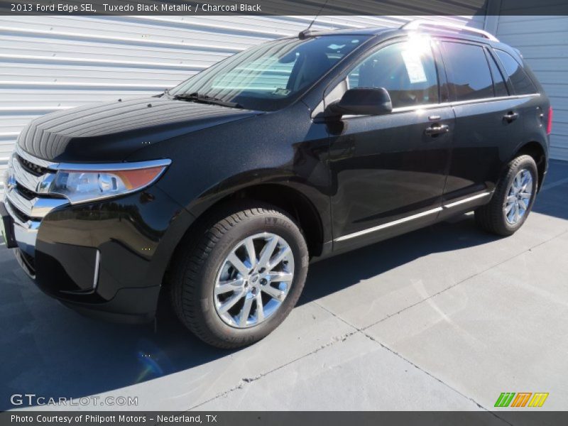 Tuxedo Black Metallic / Charcoal Black 2013 Ford Edge SEL