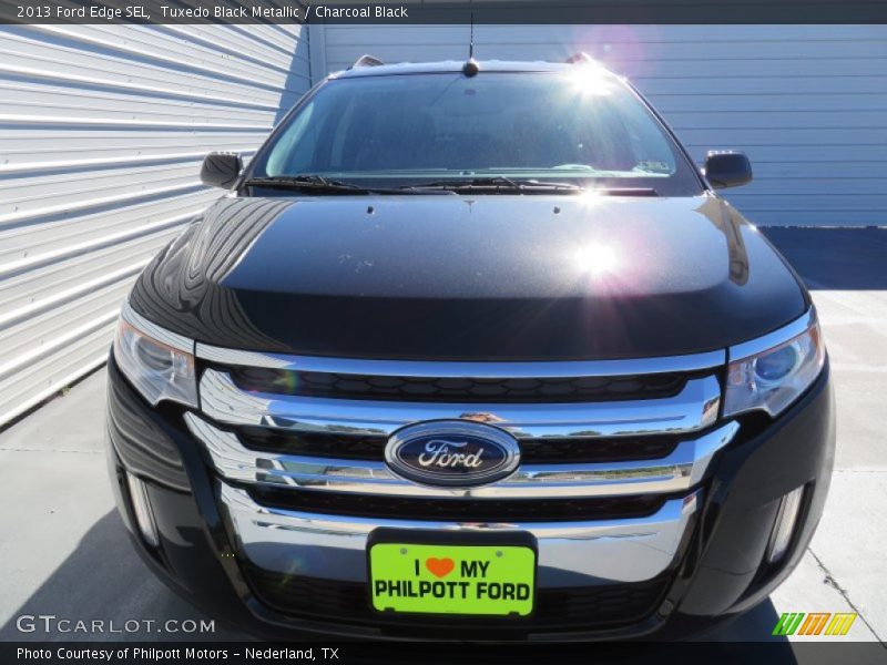 Tuxedo Black Metallic / Charcoal Black 2013 Ford Edge SEL