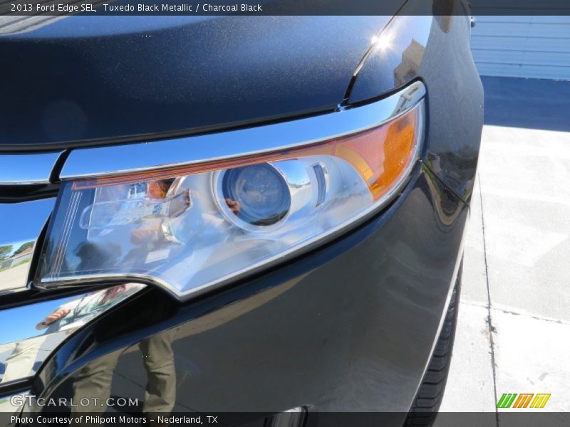 Tuxedo Black Metallic / Charcoal Black 2013 Ford Edge SEL