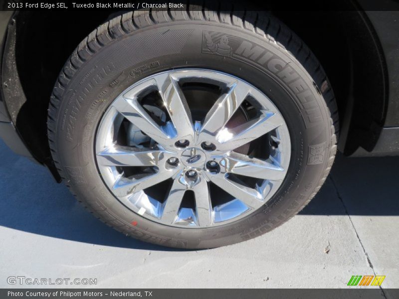 Tuxedo Black Metallic / Charcoal Black 2013 Ford Edge SEL
