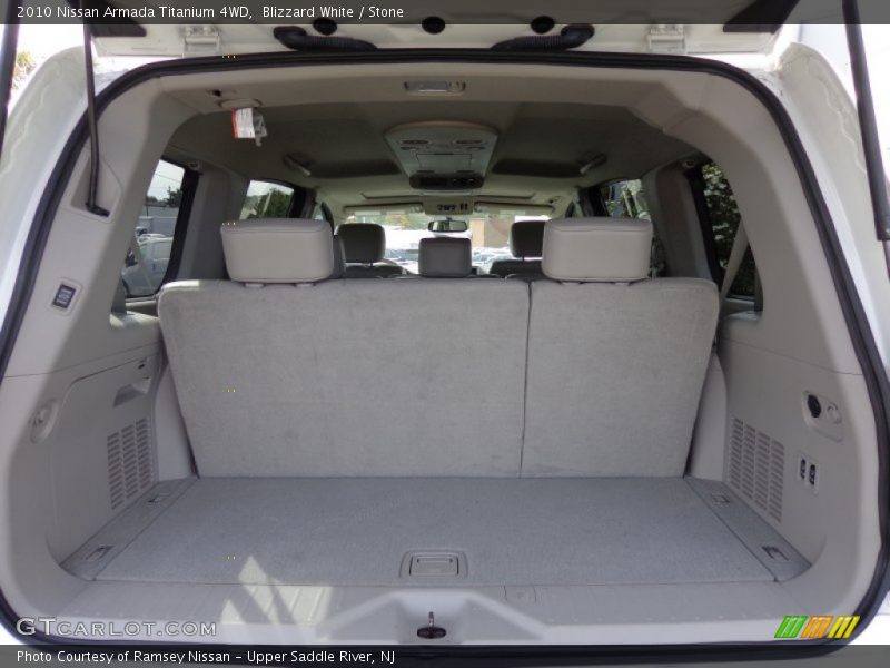 Blizzard White / Stone 2010 Nissan Armada Titanium 4WD
