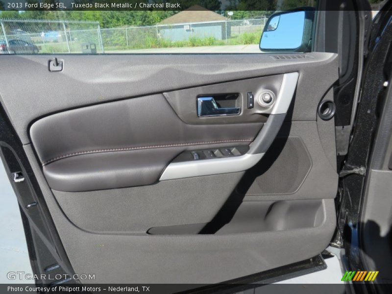 Tuxedo Black Metallic / Charcoal Black 2013 Ford Edge SEL