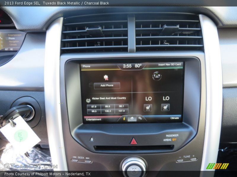 Tuxedo Black Metallic / Charcoal Black 2013 Ford Edge SEL