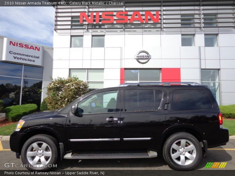Galaxy Black Metallic / Charcoal 2010 Nissan Armada Titanium 4WD