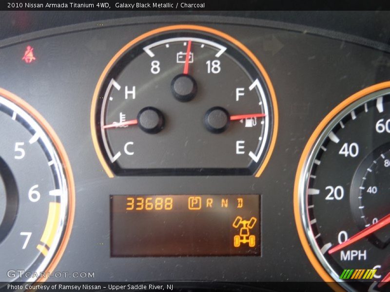 Galaxy Black Metallic / Charcoal 2010 Nissan Armada Titanium 4WD