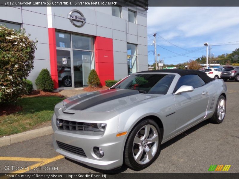 Silver Ice Metallic / Black 2012 Chevrolet Camaro SS Convertible